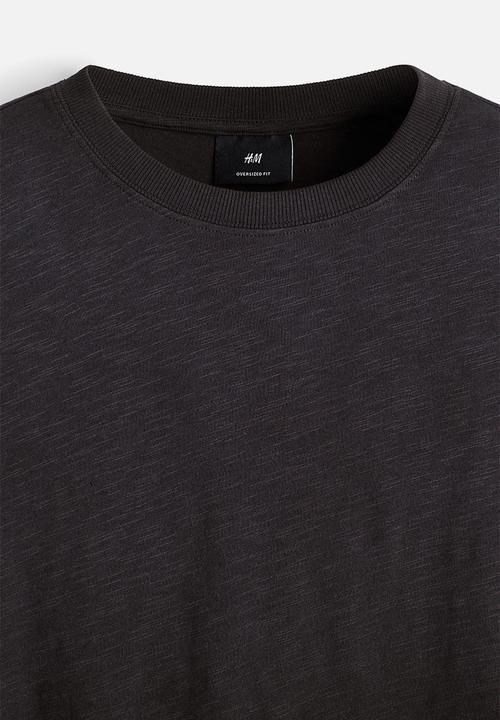 H&M - Oversized fit T-shirt - black