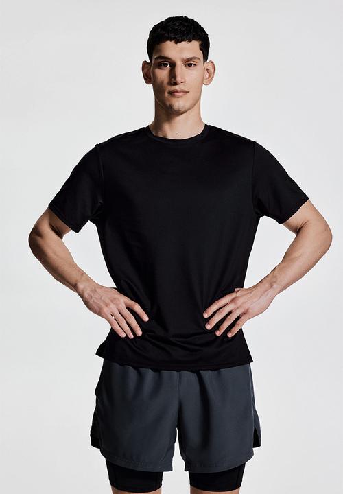 H&M - Regular fit sports top with drymove™ - black