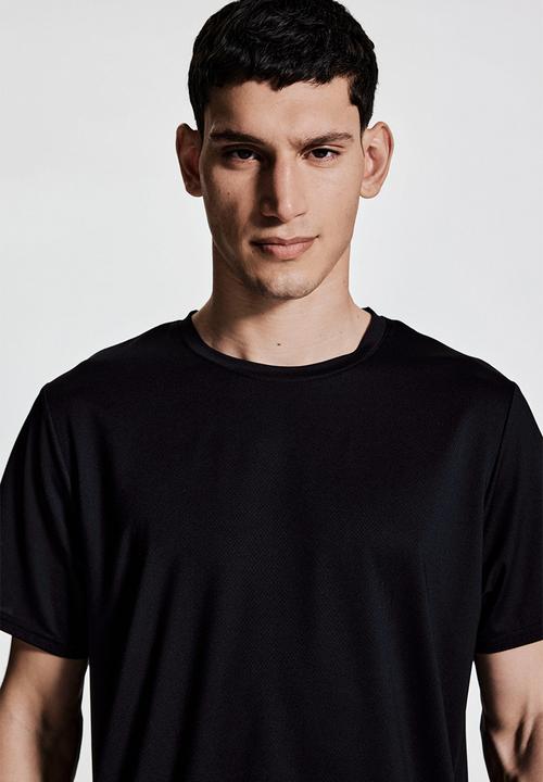 H&M - Regular fit sports top with drymove™ - black