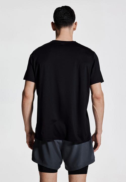 H&M - Regular fit sports top with drymove™ - black