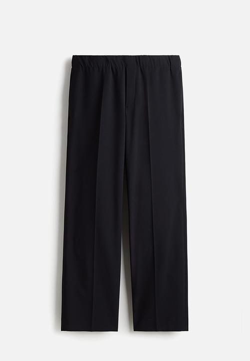 H&M - Relaxed fit trousers - navy blue