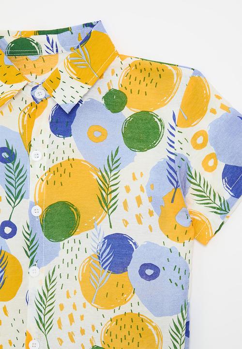 Pop Candy - Button down summer shirt - multi