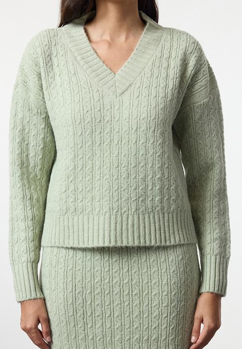 Trendyol - Knitwear Lower-Upper Set  - Mint