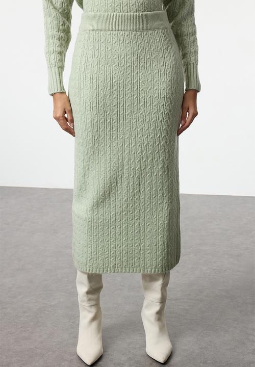 Trendyol - Knitwear Lower-Upper Set  - Mint