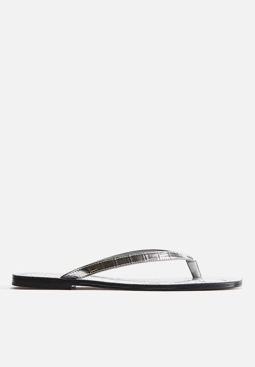 H&M - Flip-flops - silver-coloured