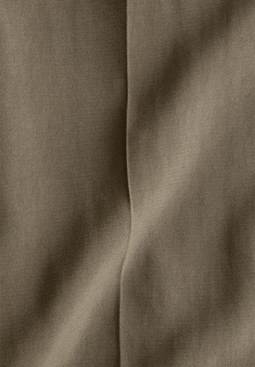 H&M - Wide ankle-length trousers - dark khaki green