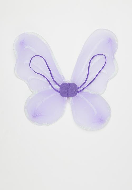 Pop Candy - Butterfly wings with glitter edges - light purple