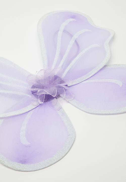 Pop Candy - Butterfly wings with glitter edges - light purple