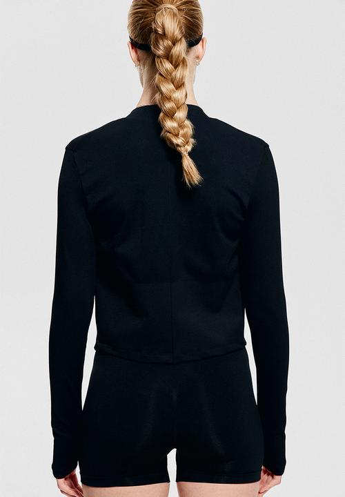 H&M - Seamless sports jacket with drymove™ - black