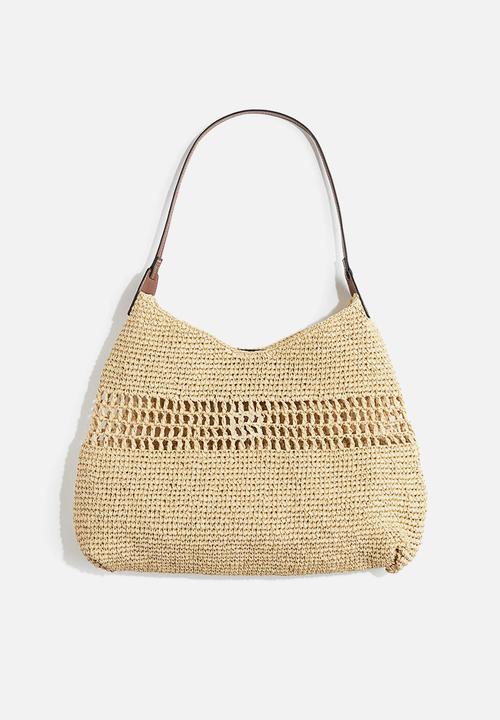 H&M - Straw shoulder bag - beige