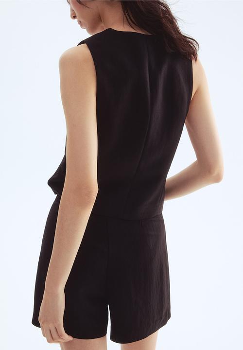 H&M - Wrap skort - black