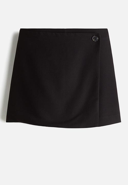 H&M - Wrap skort - black