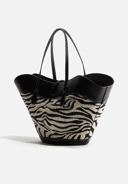 H&M - Shopper - black/zebra print