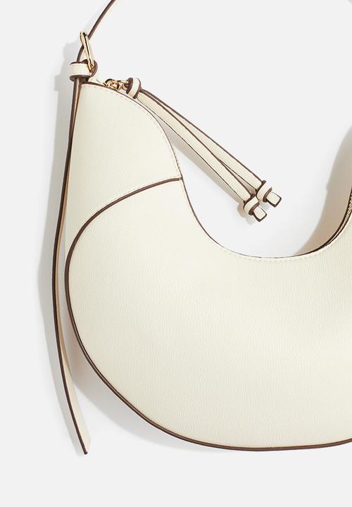 H&M - U-shaped shoulder bag - cream