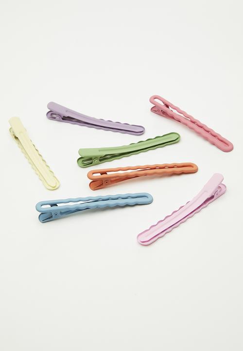Pop Candy - Frosted hair clip set - multi