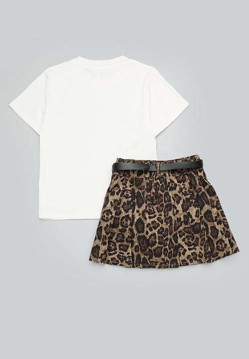 Pop Candy - Tee & skirt set-multi