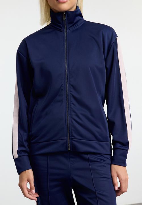 Trendyol - Knitted Tracksuit Set - Navy Blue