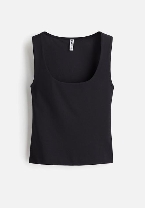 H&M - Microfibre vest top - black