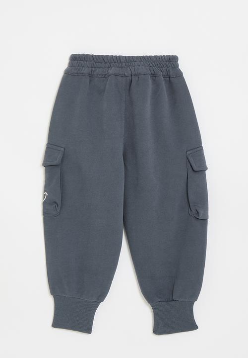 Pop Candy - Cuffed jogger pants - dark grey