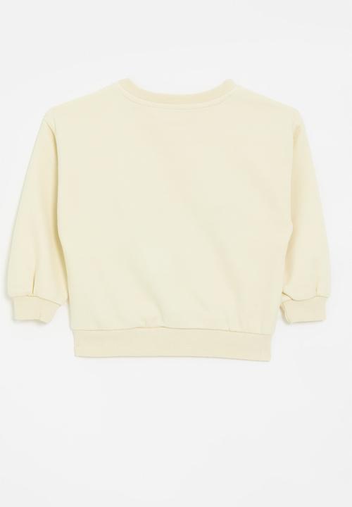 Pop Candy - Applique sweat top - ecru