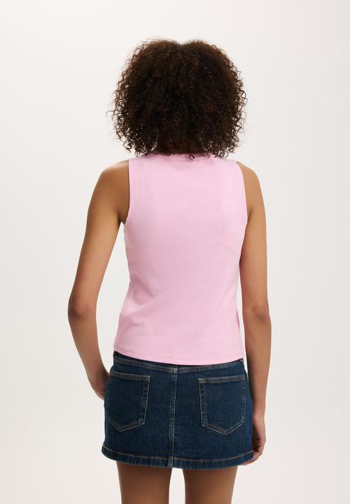 Cotton On - Bailey button detail vest - lavendula