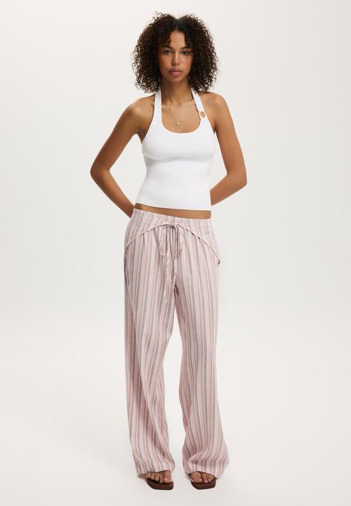 Cotton On - Knit halter tort ring - white