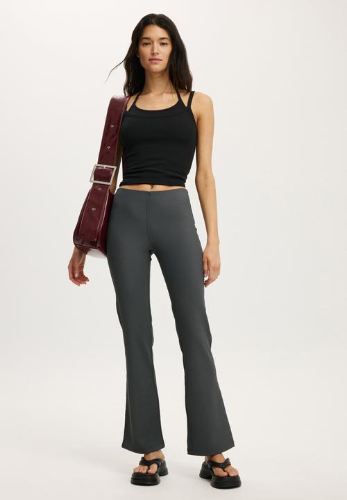 Cotton On - Ines pull on pant - charcoal