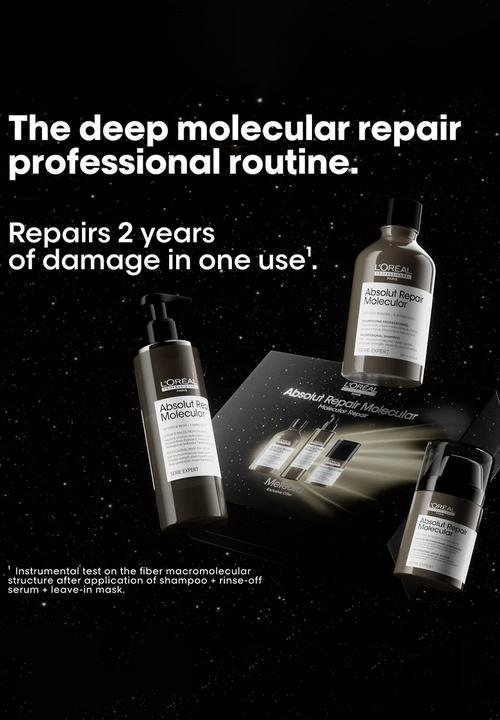 L’Oreal Professionnel - Aboslut Repair Molecular Set for Damaged Hair - Complimentary Shampoo