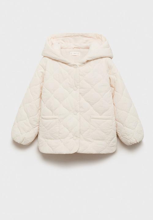 MANGO - Puffer coat uli - light beige