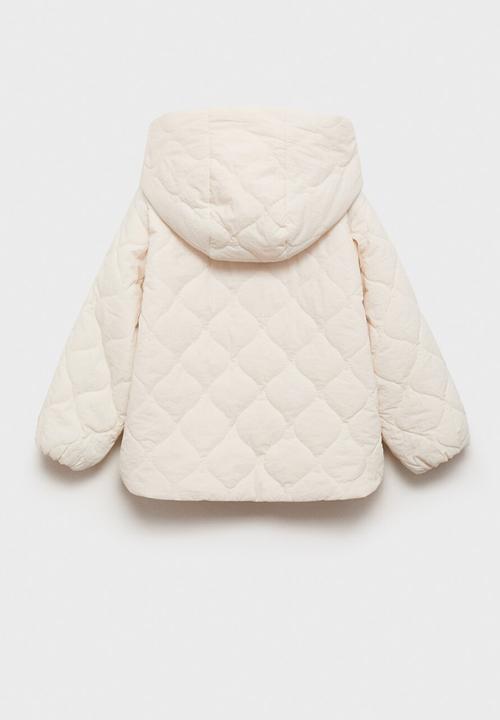 MANGO - Puffer coat uli - light beige