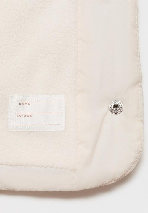 MANGO - Puffer coat uli - light beige