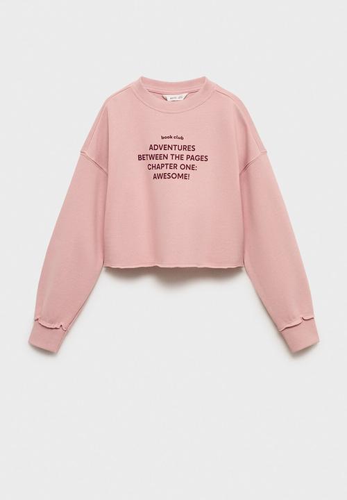 MANGO - Sweatshirt chapter - pink
