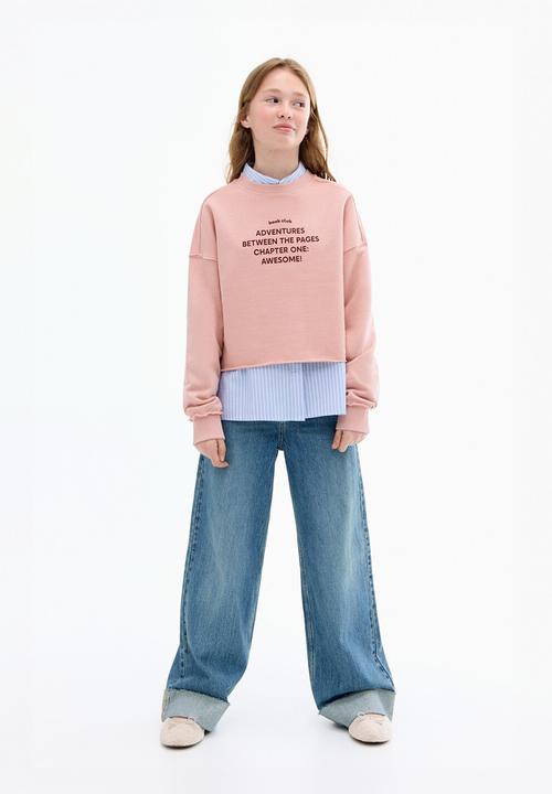 MANGO - Sweatshirt chapter - pink