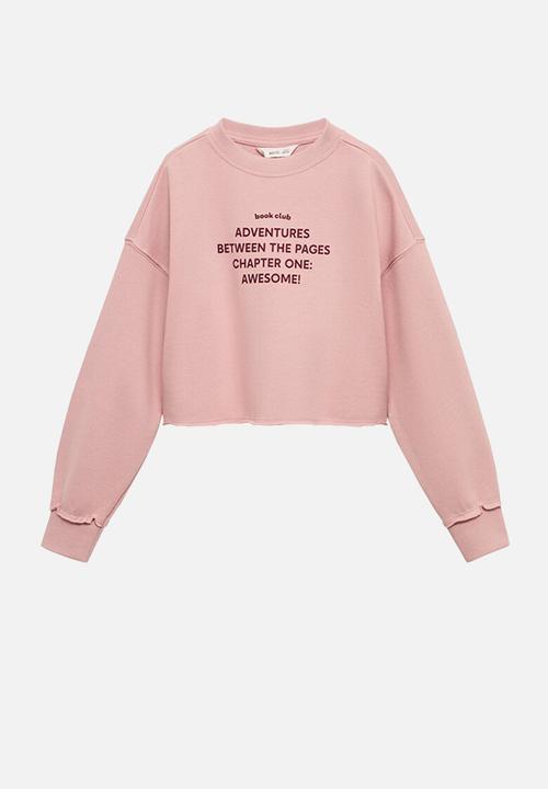 MANGO - Sweatshirt chapter - pink