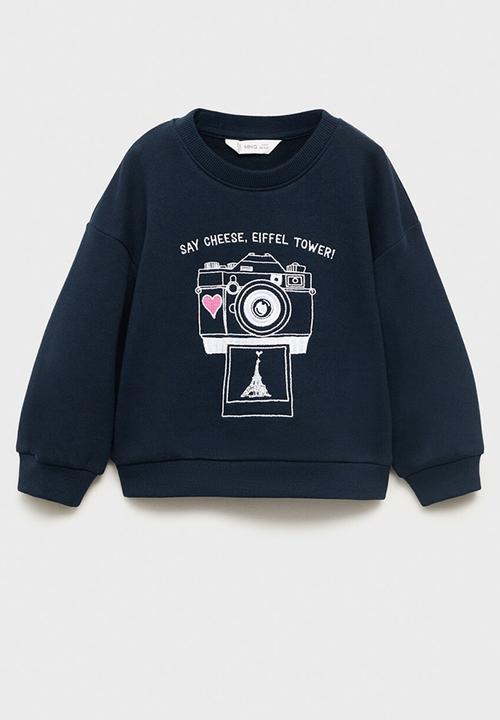 MANGO - Sweatshirt foto - navy