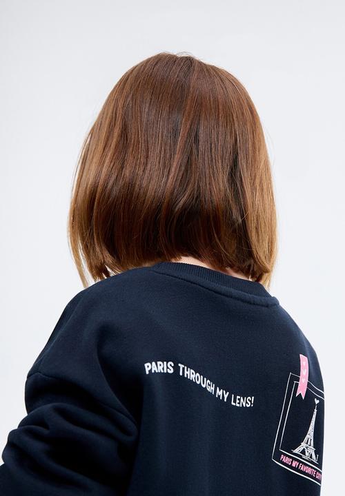 MANGO - Sweatshirt foto - navy