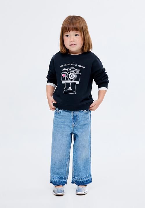 MANGO - Sweatshirt foto - navy