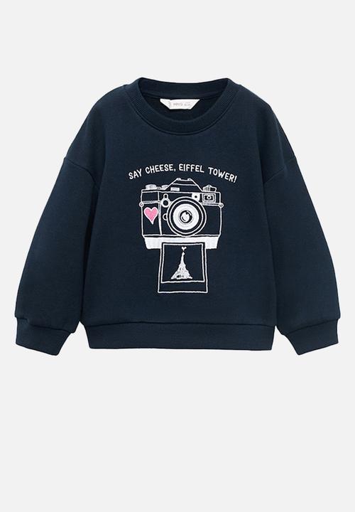 MANGO - Sweatshirt foto - navy