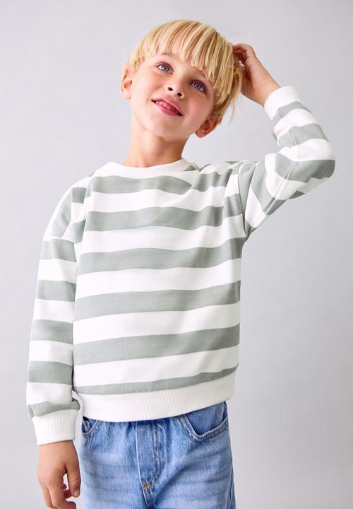 MANGO - Sweatshirt rayas - grey
