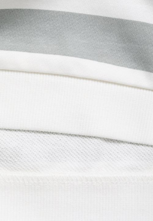 MANGO - Sweatshirt rayas - grey