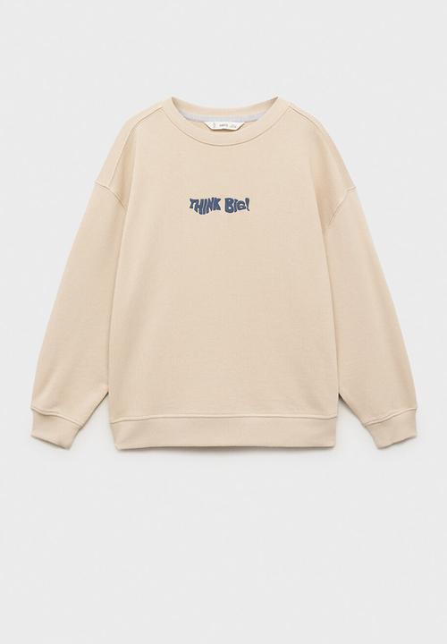 MANGO - Sweatshirt big - light/pastel brown