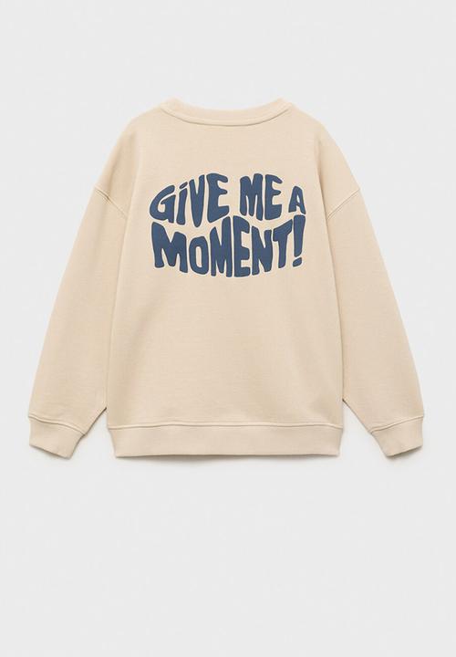 MANGO - Sweatshirt big - light/pastel brown