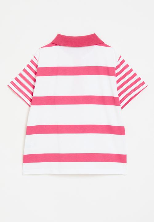 FILA - Pippa golfer  - white/strawberry pink