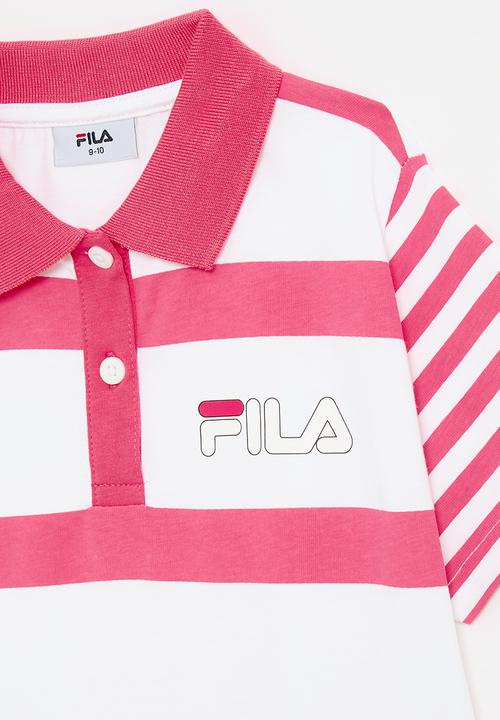 FILA - Pippa golfer  - white/strawberry pink