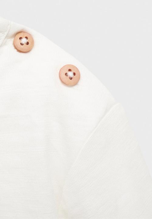 MANGO - T-shirt cool - natural