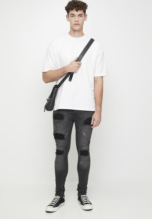 Brave Soul - Skinny Fit Jean - Charcoal Long Length