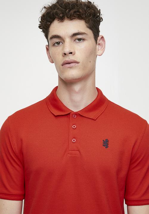 Pringle of Scotland - Austyn pique golfer - watermelon