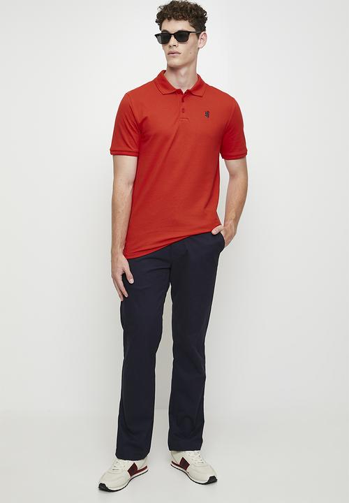 Pringle of Scotland - Austyn pique golfer - watermelon