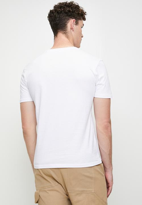 GUESS - Aidy cn short sleeve tee - pure white
