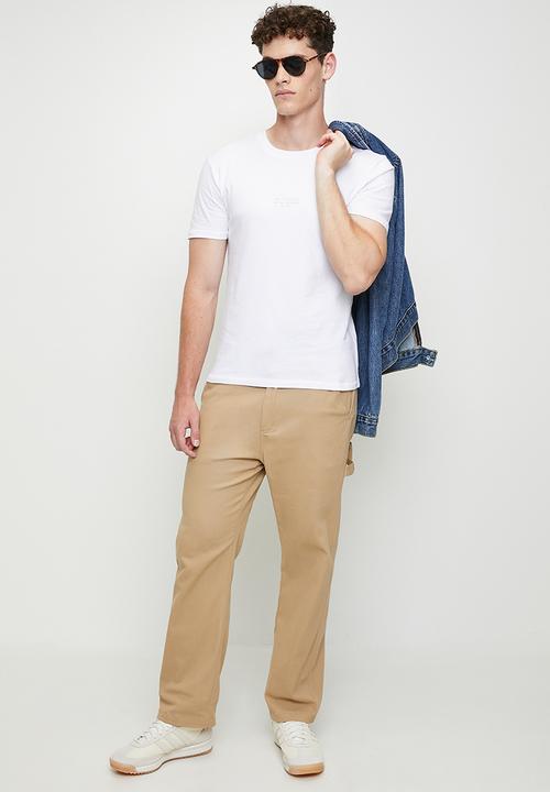 GUESS - Aidy cn short sleeve tee - pure white